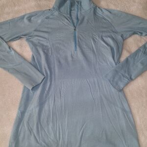 Lululemon Light Blue Quarter-Zip Pullover